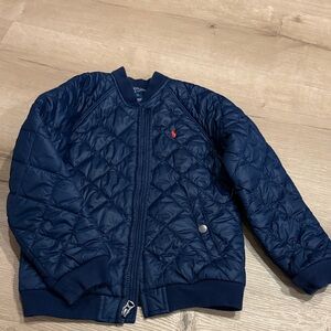 Boys polo quilted jacket